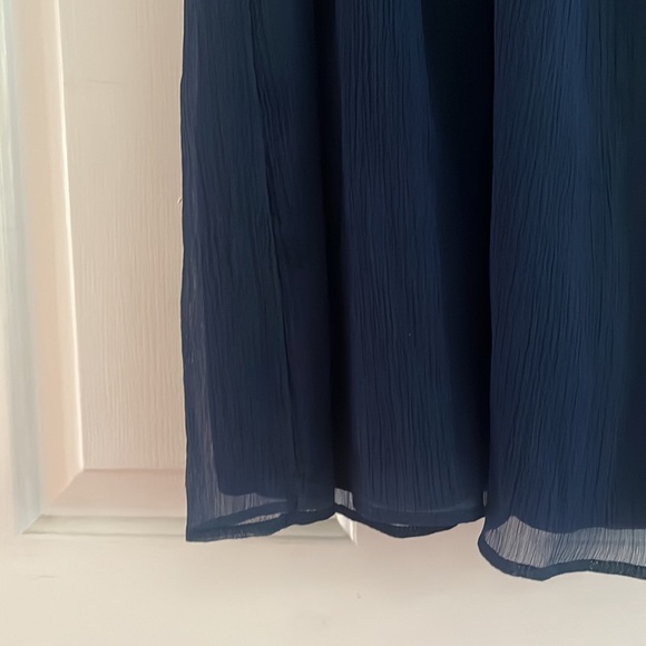 Zara Navy Short Dress with Rope Detail - Picture 3 of 5